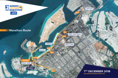 Abu Dhabi Sports Council And ADNOC Unveil Route For The Inaugural ADNOC Abu Dhabi Marathon