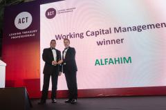 ALFAHIM Earns Working Capital Management And Treasury Professional Of The Year Award At  ACT Middle East Treasury Awards 2018