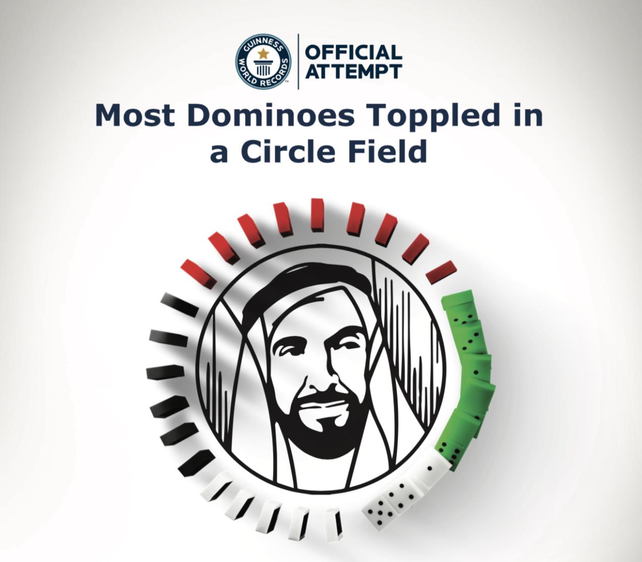 Marina Mall Abu Dhabi Attempts Domino Guinness World Record For Zayed Legacy