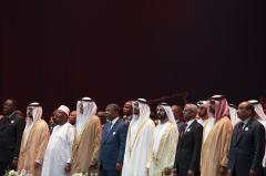 Mohammed Bin Rashid, Mohamed Bin Zayed Attend Opening Of ADSW