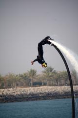Pressure On Almarzooqi In UAE Flyboard Championship