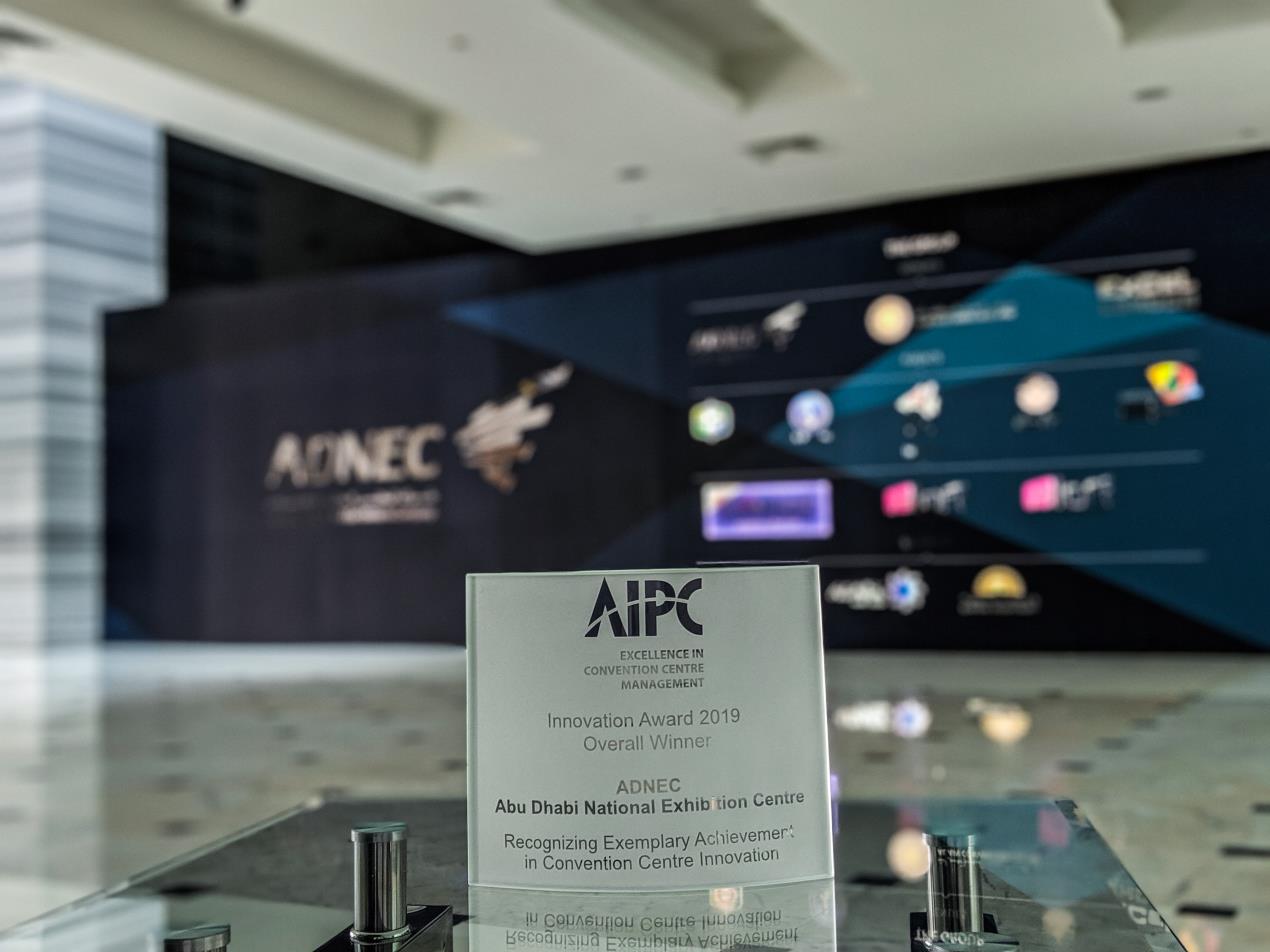 Abu Dhabi National Exhibitions Company Wins AIPC Innovation Award For Promoting Excellence In Convention Centre Management