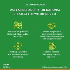 UAE Cabinet Approves National Strategy For Wellbeing 2031