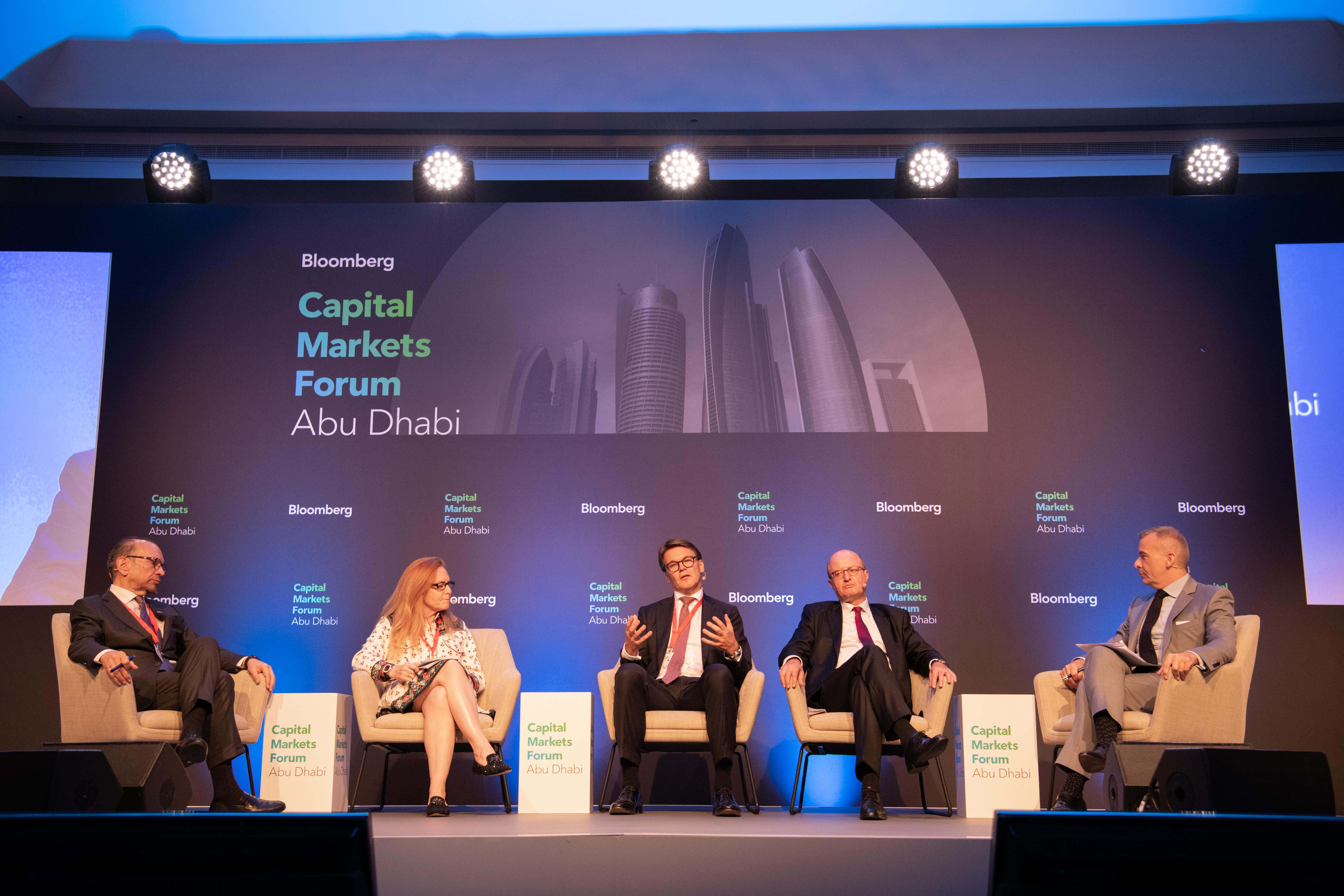 Government And Business Leaders Gather At Bloomberg Capital Markets Forum