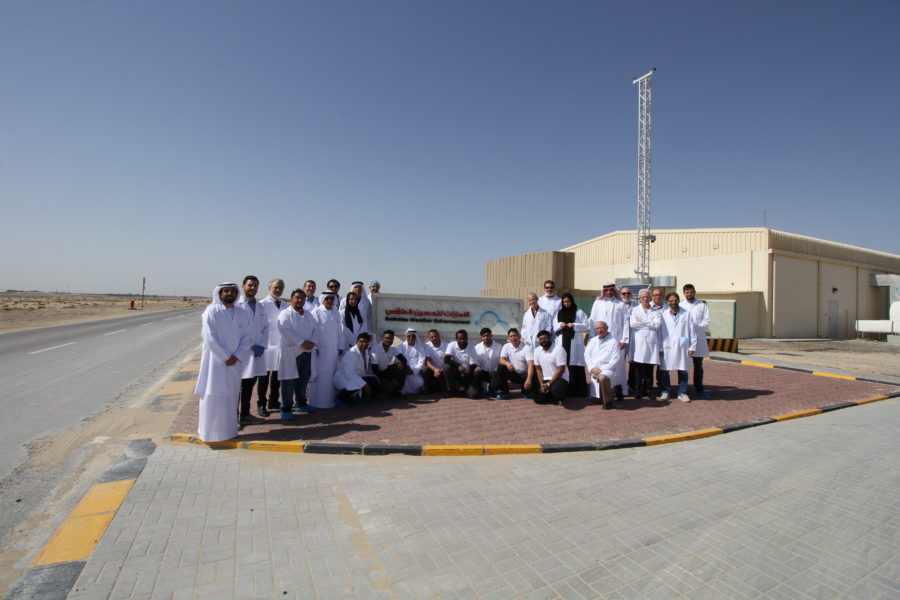 International Delegation Tours Emirates Weather Enhancement Factory