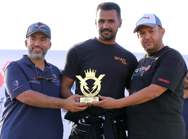 Bin Hamoodah Crowns Corvette Driver As The Winner Of The Swaihan Thunder Mile Race In Abu Dhabi