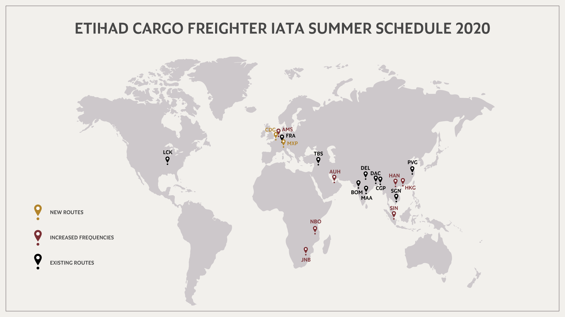 Etihad Cargo Boosts Its Freighter Summer Schedule Across Key International Markets