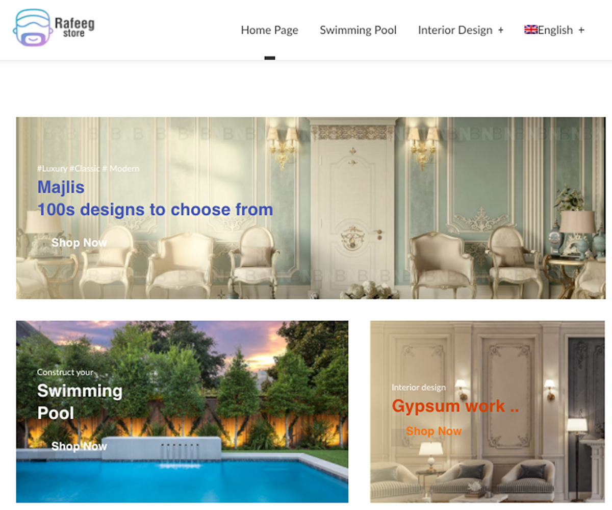 “Rafeeg App” Opens The First Online Store For Construction And Decoration Projects In UAE