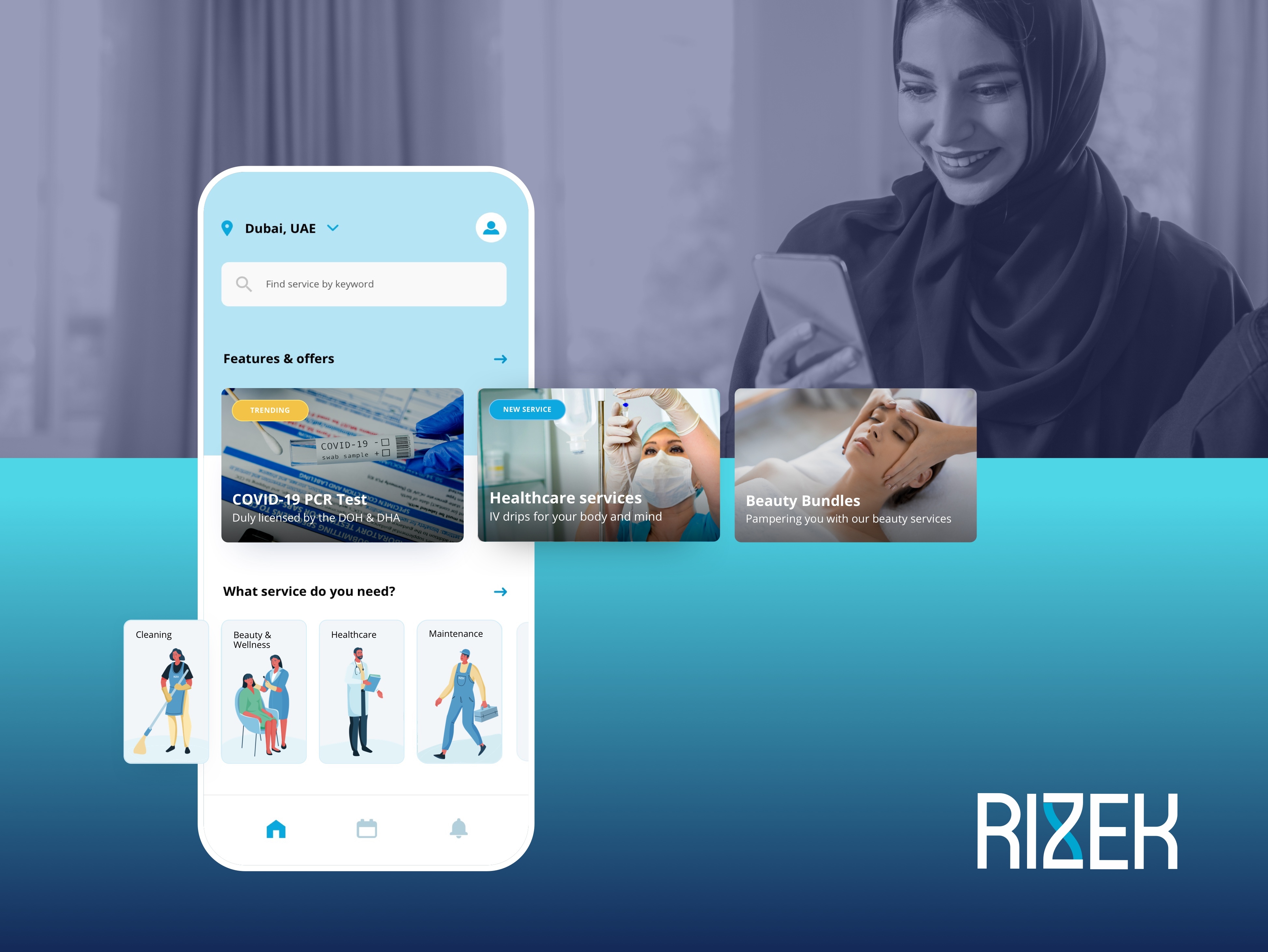Furthering Its Fight Against The Pandemic, Rizek Becomes The First Super App To Bring PCR Services To The Doorsteps Of UAE Users