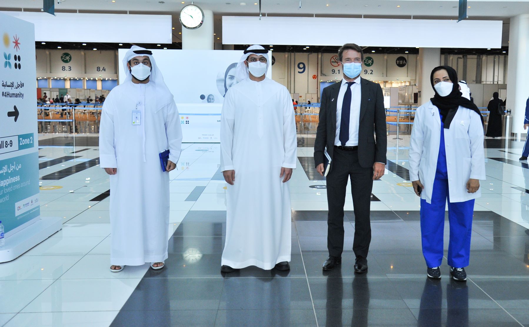 French Ambassador To The UAE Receives Latest Update On Covid-19 Vaccine From SEHA