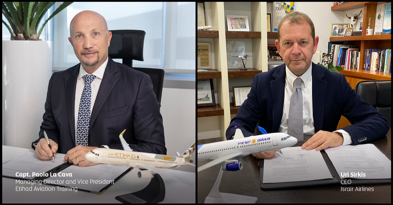 Etihad Aviation Training And Israir Airlines Enter Into A Historical Partnership
