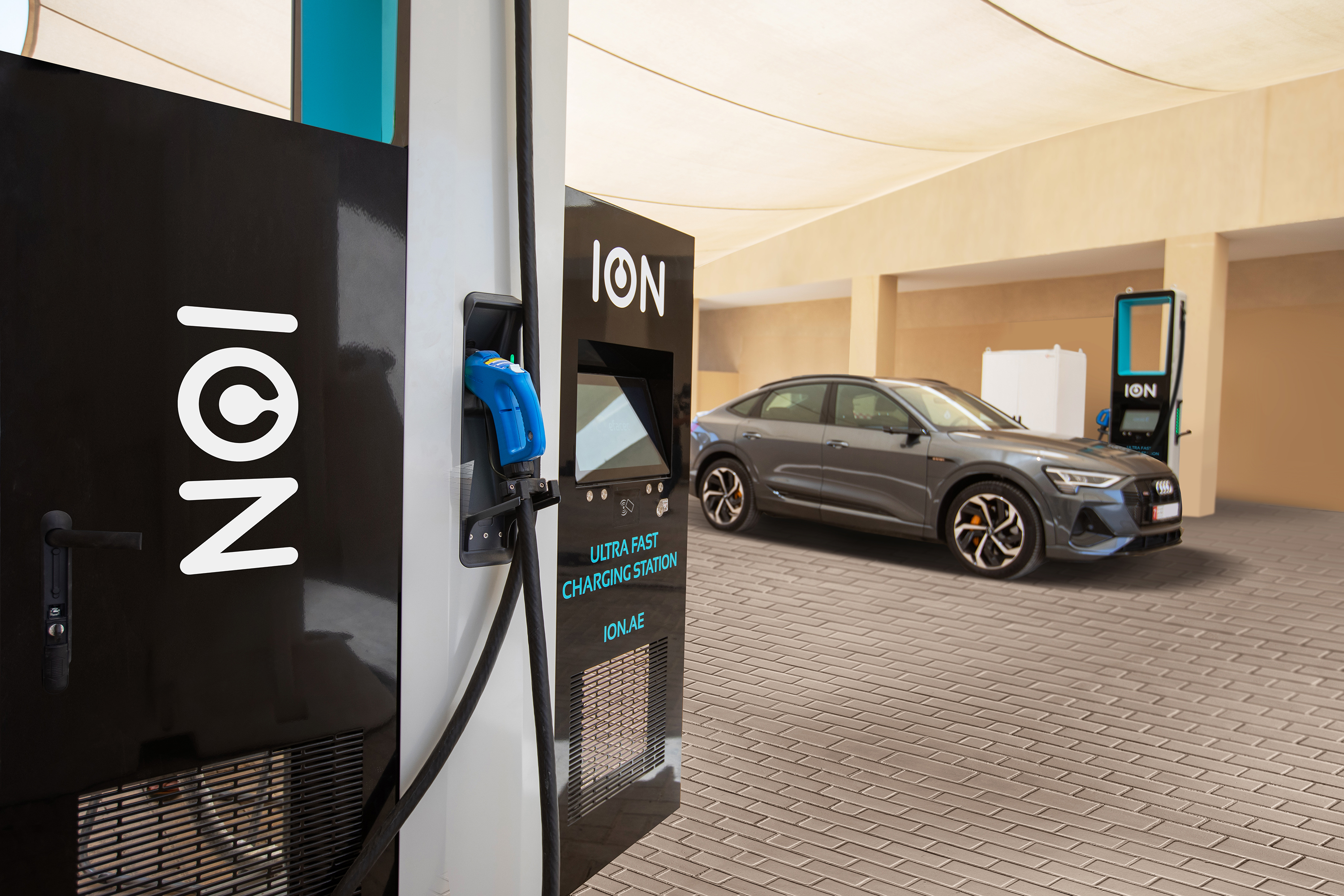 ION Installs Gulf Region’s First Ultra-Fast Electric Vehicle Charging Stations In Abu Dhabi