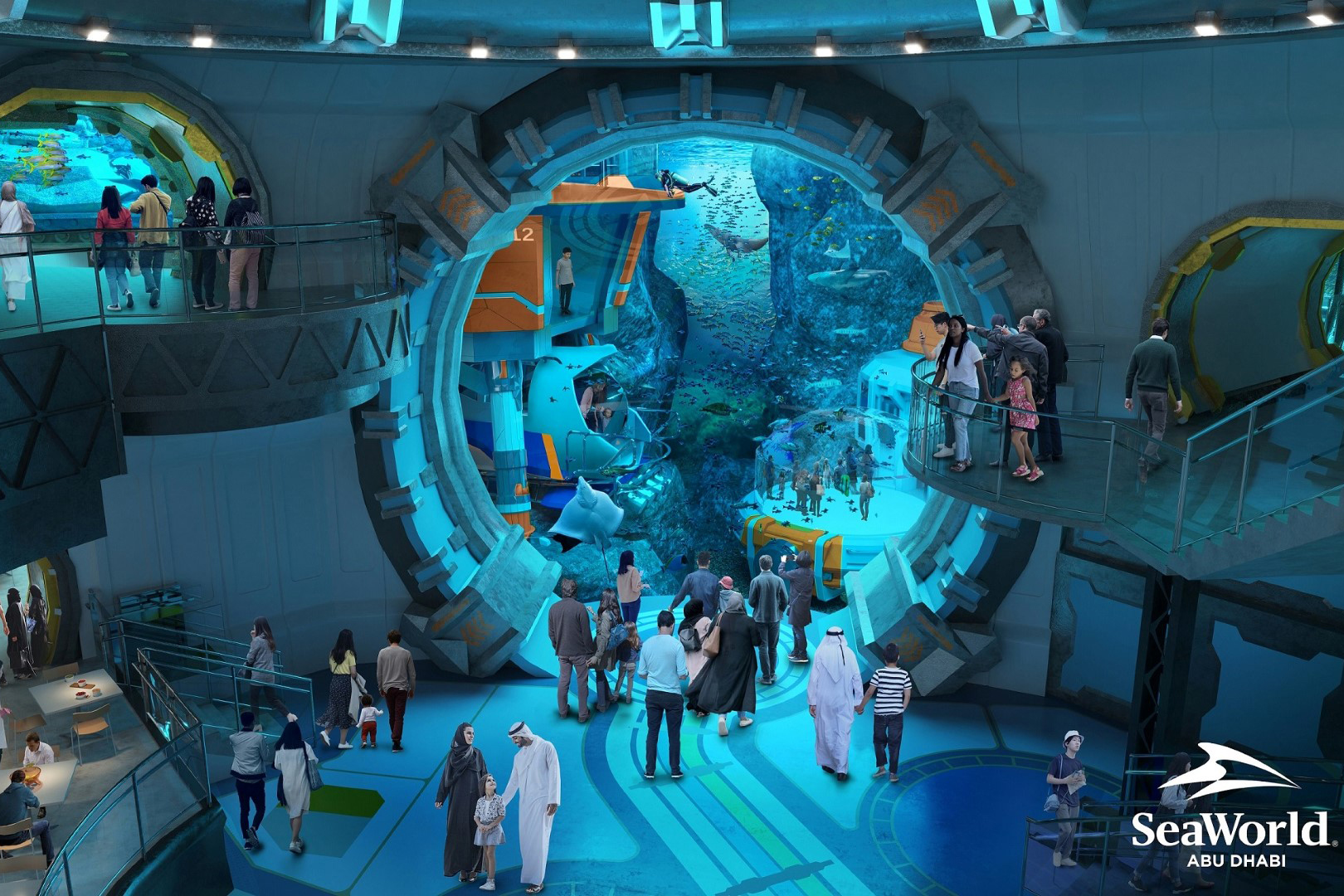 SeaWorld Abu Dhabi On Yas Island Set To Feature World’s Largest Aquarium