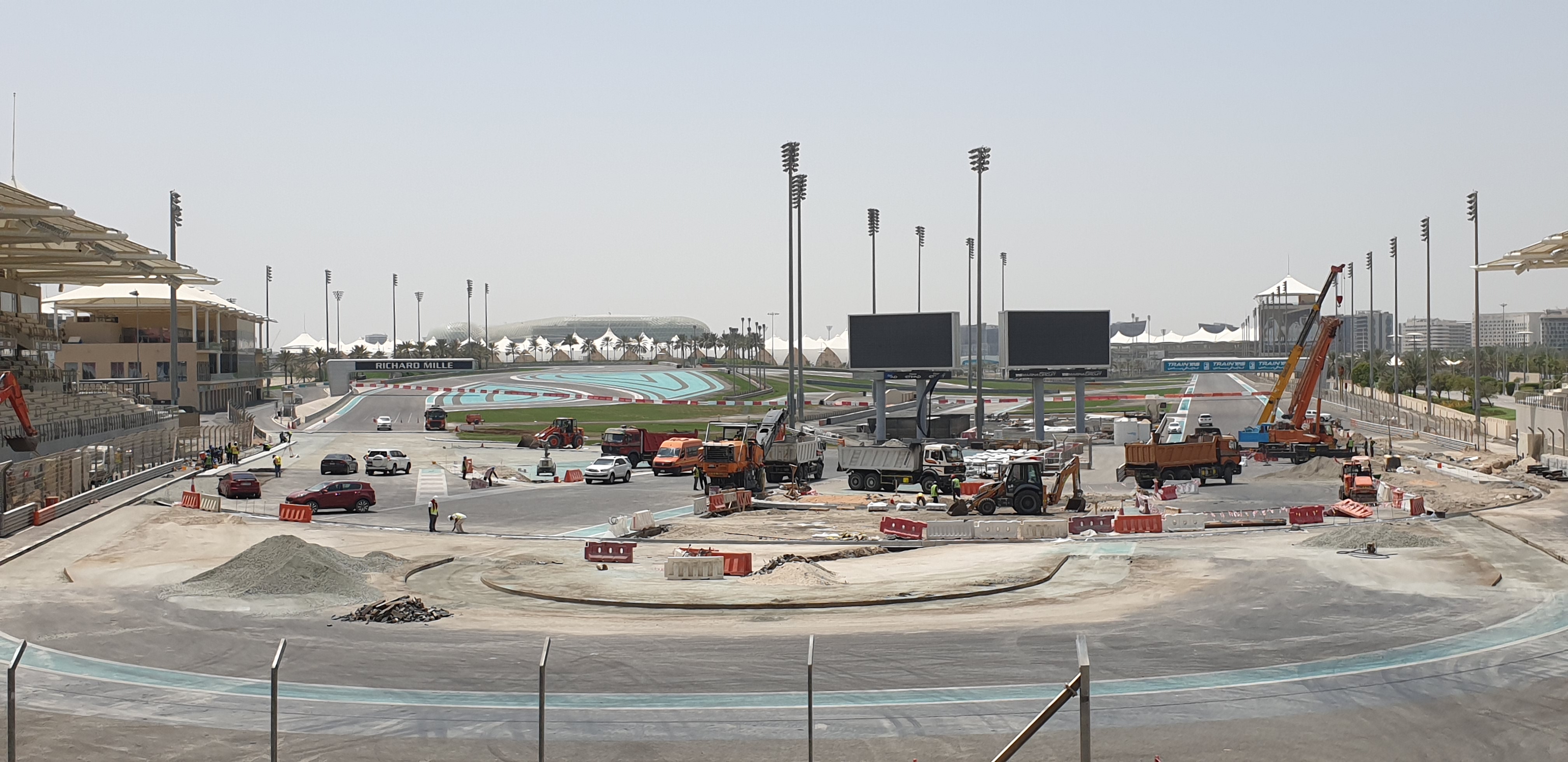 Yas Marina Circuit Reaches Key Milestone In Track Reconfiguration Programme