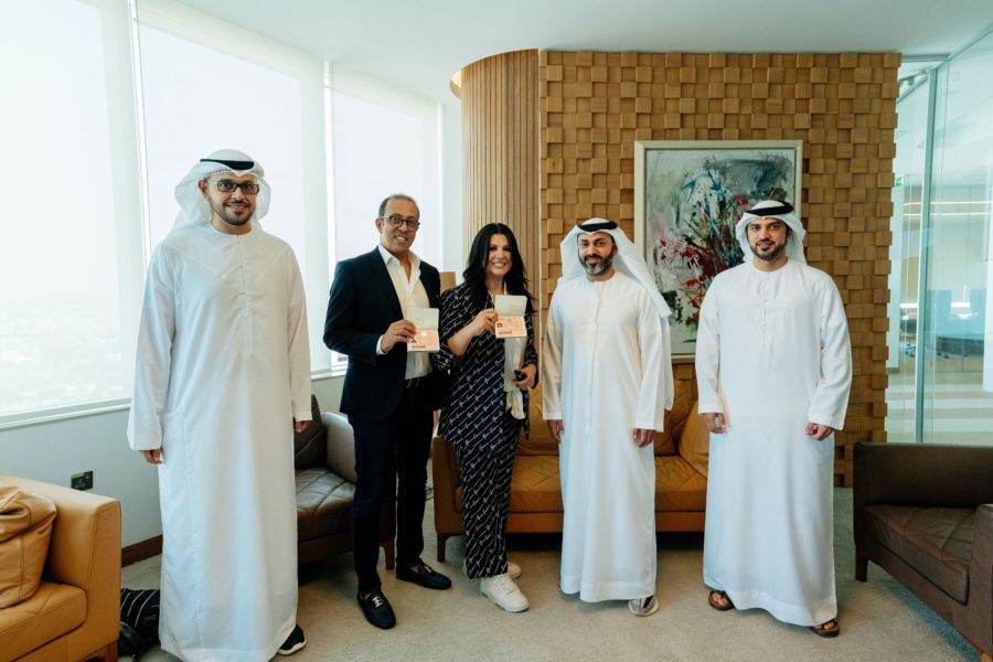 Abu Dhabi Awards Egyptian TV Star Mona El-Shazly Coveted Golden Visa