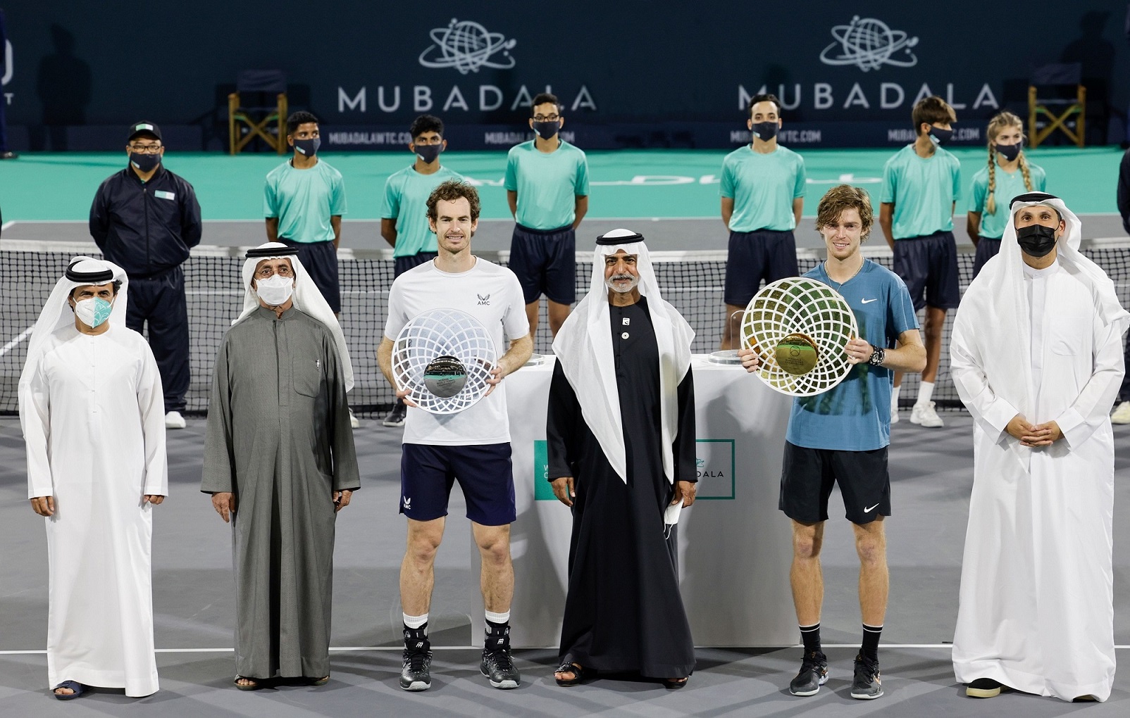 Andrey Rublev won the Mubadala World Tennis Championship for the first