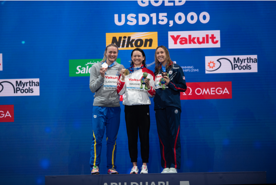 Three Records Broken On Thrilling Day Of Action At FINA World Swimming Championships (25M) In Abu Dhabi
