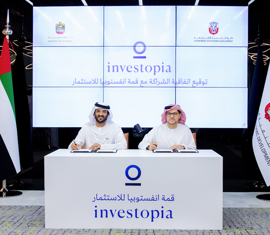 Ministry Of Economy & Abu Dhabi Department Of Economic Development Sign MoU To Consolidate Federal & Local Efforts To Host Investopia Summit