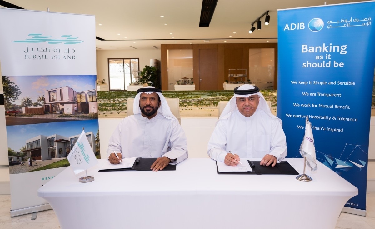ADIB Provides AED 500 Million Sharia’a-Compliant Financing Facility For The Development And Construction Of Jubail Island