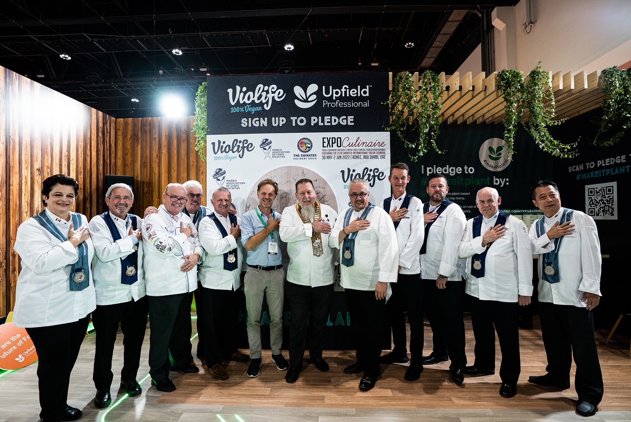 Chefs of the world embrace Upfield's #MAKEITPLANT pledge in Abu Dhabi