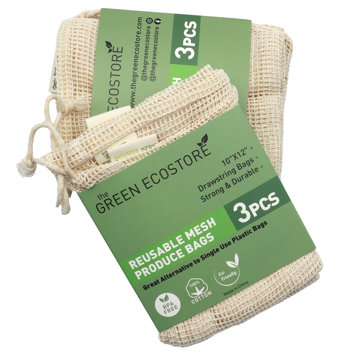 The Green Ecostore Announces The Launch Of Reusable Produce Bags And Totes