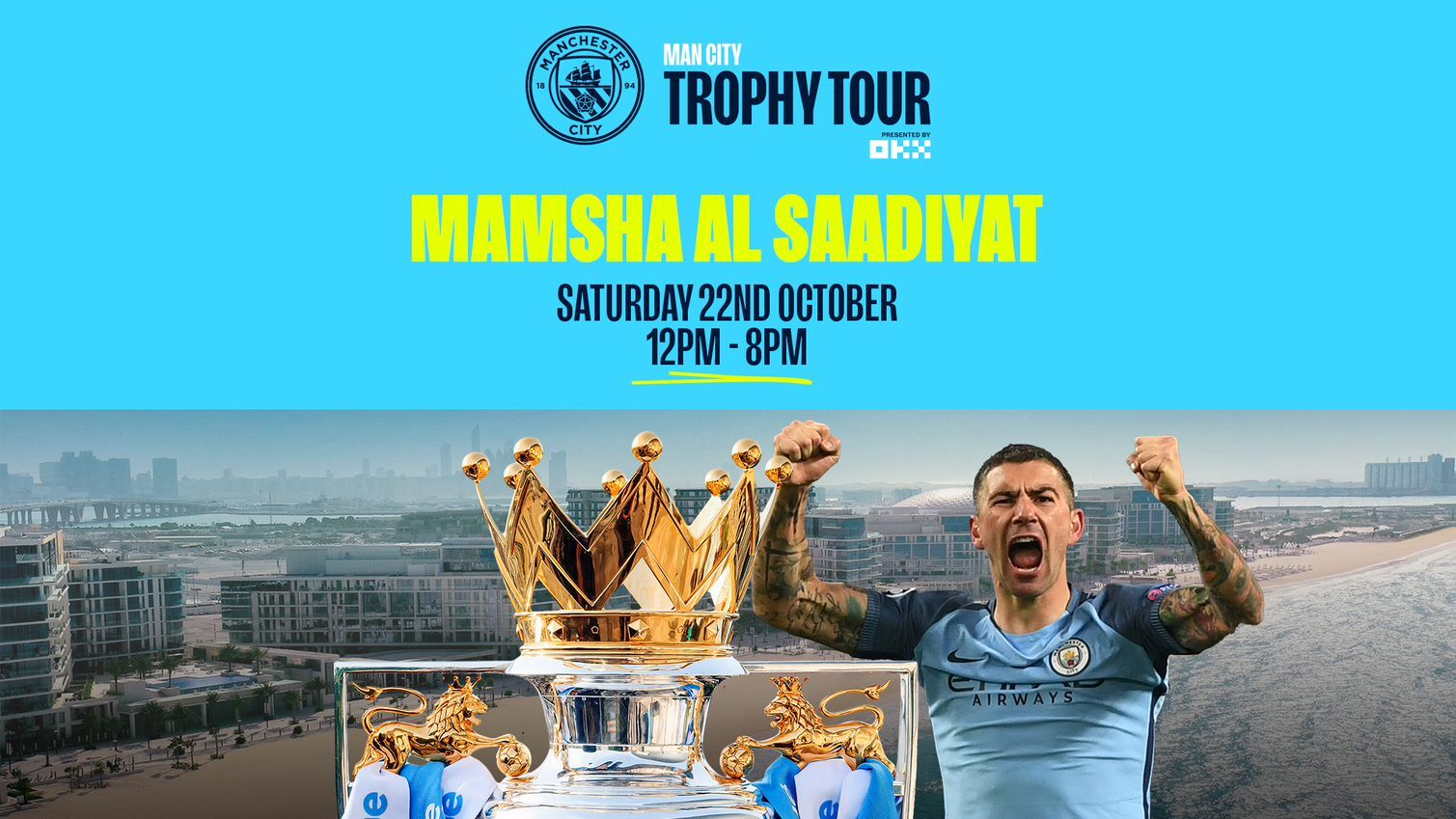 Manchester City’s Global Trophy Tour Heading To Abu Dhabi