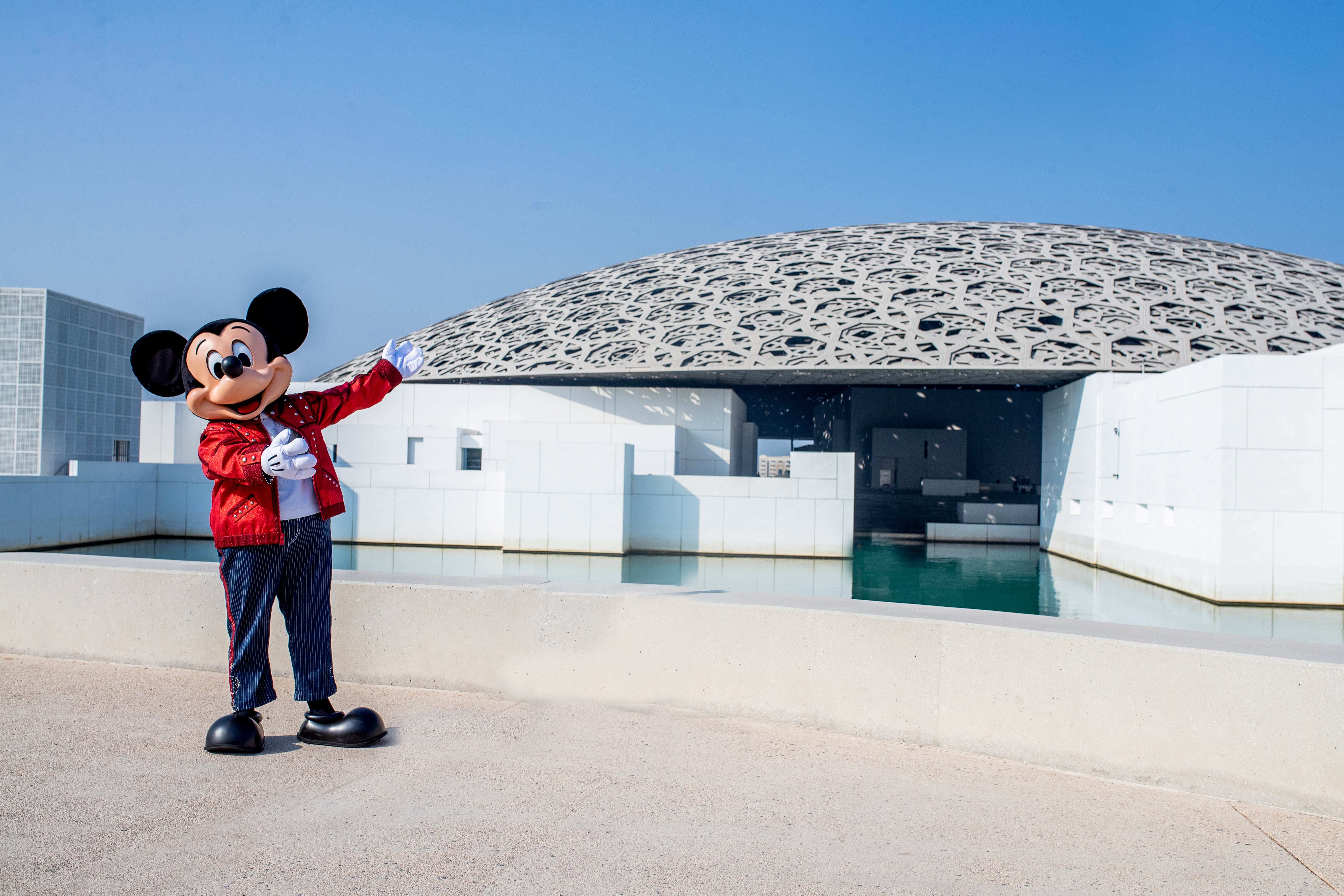 Disney Icon, Mickey Mouse, Explores Magical Spots Around Abu Dhabi Ahead Of The Return Of Disney On Ice