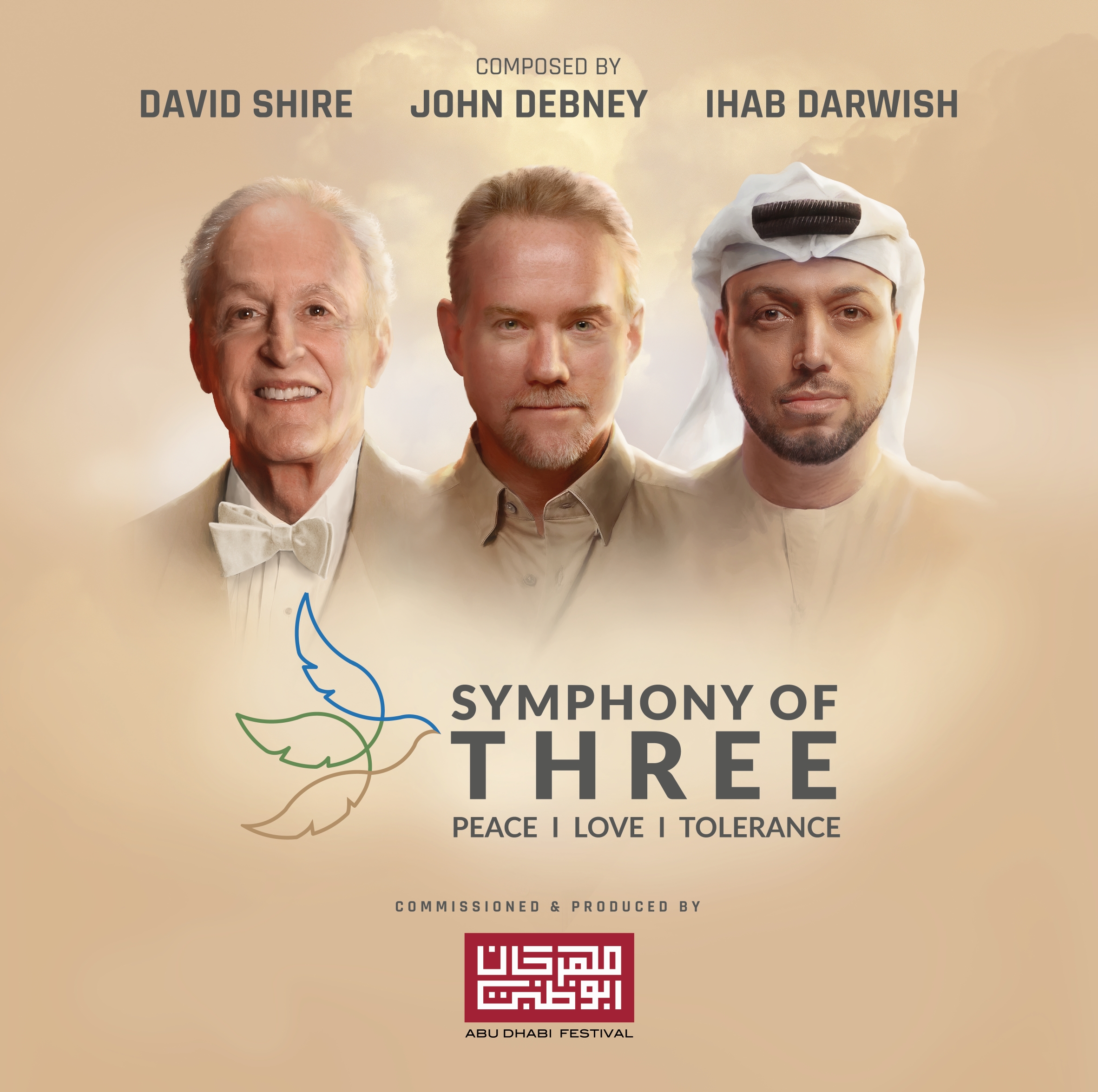 As Part Of Its Exclusive Commissions And World Premieres Abu Dhabi Festival To Host World Premiere Of “Symphony Of Three:  Peace, Love, Tolerance” By Emirati Composer Ihab Darwish On December 30th