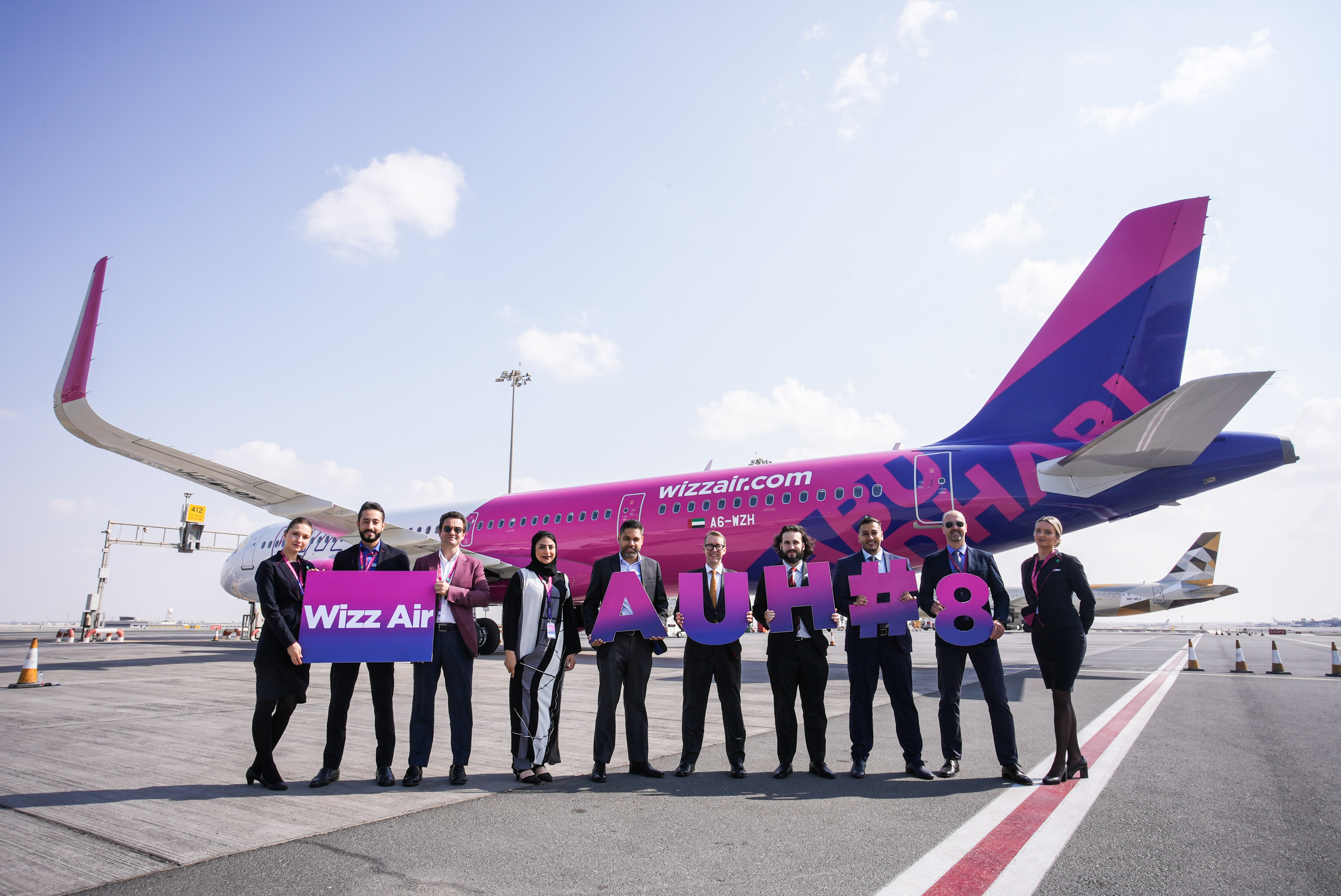 Wizz Air Abu Dhabi Celebrates Doubling Its Fleet With The Arrival Of Itseighth Aircraft