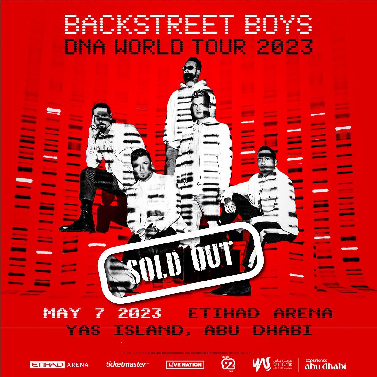 Backstreet Boys At The Etihad Arena, Yas Island Sells Out In Record Time!