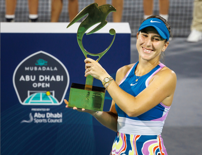 Belinda Bencic Serves Up Impressive Display To Become Inaugural Singles Champion Of Mubadala Abu Dhabi Open