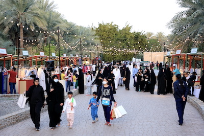 More Than 10,000 People Visited The Saturday Market Al Ain Oasis