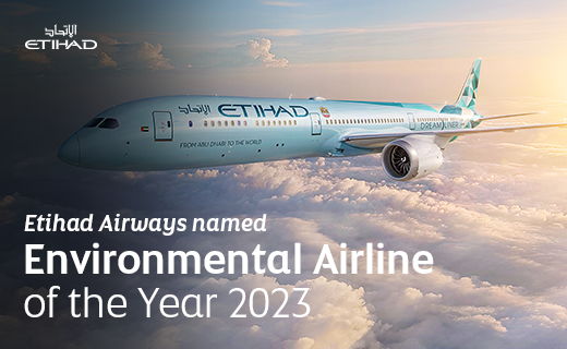 Etihad Airways Named Environmental Airline Of The Year 2023