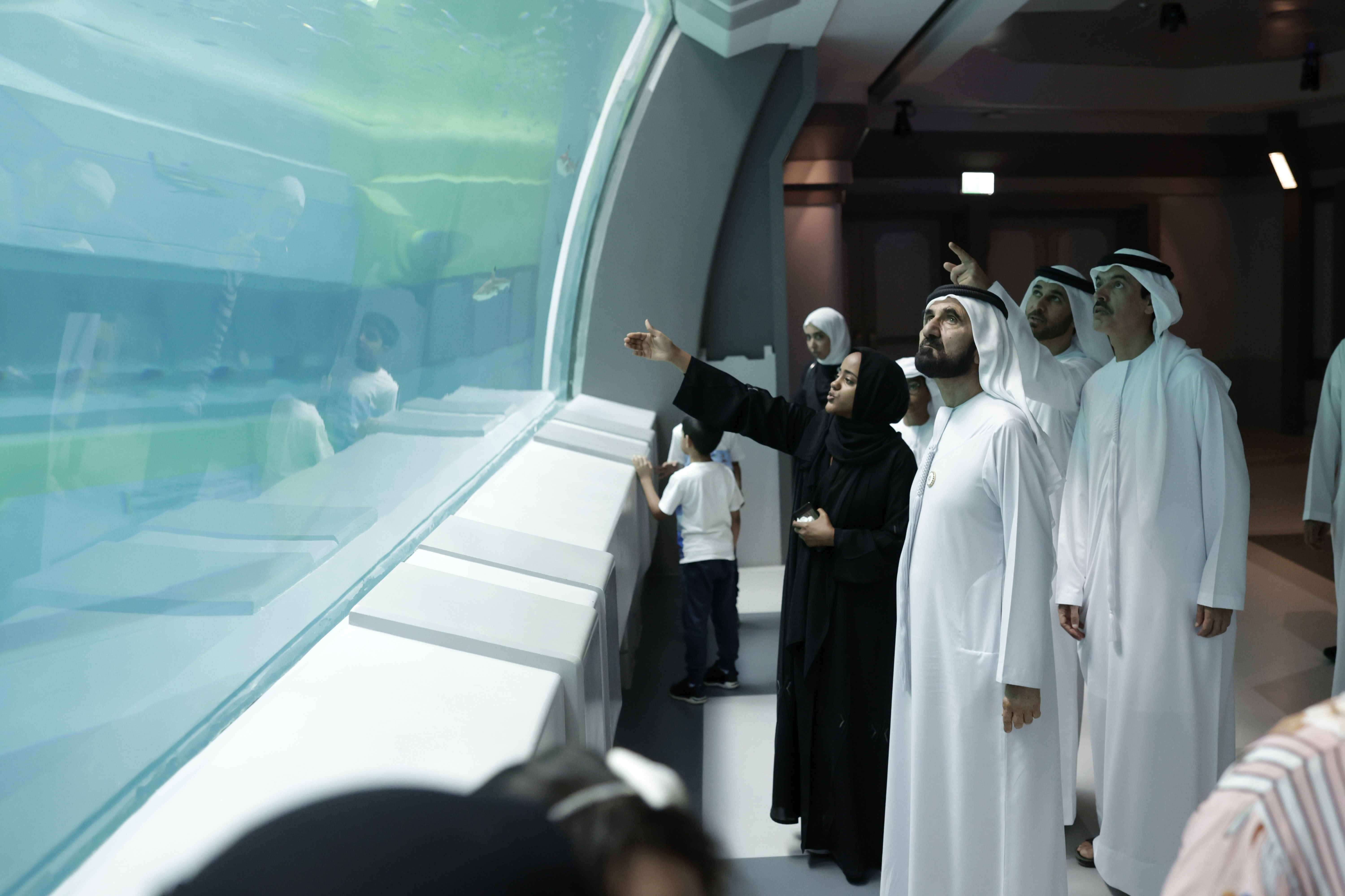 Mohammed Bin Rashid Visits SeaWorld Yas Island