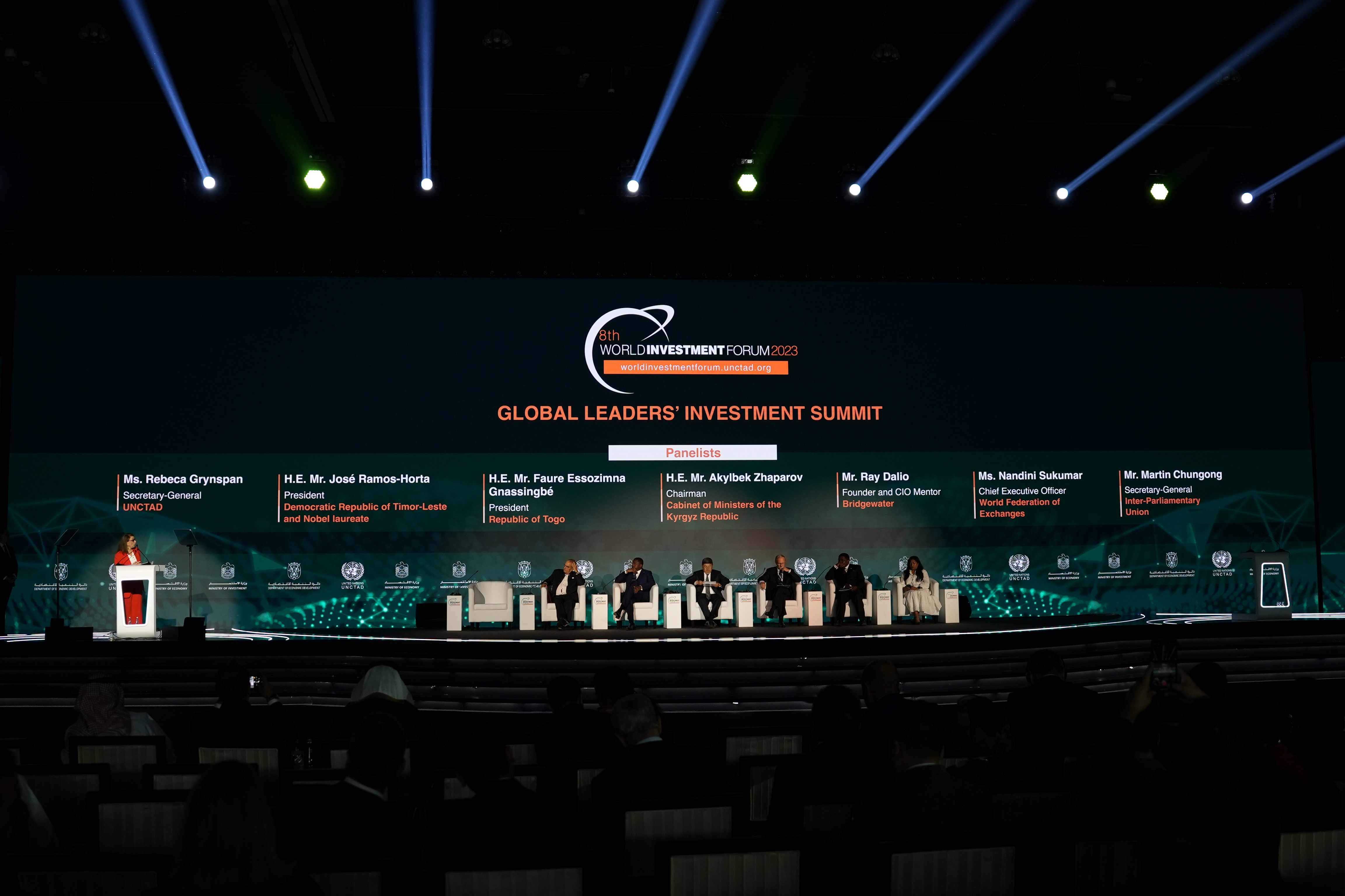 8th Edition Of World Investment Forum 2023 Commences In Abu Dhabi, Addressing Investment For Sustainable Development