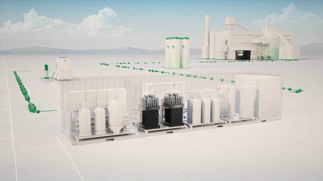 Exhibiting The Bosch PEM Electrolysis Stack At World Future Energy Summit 2024 On April 16 – 18 In Abu Dhabi