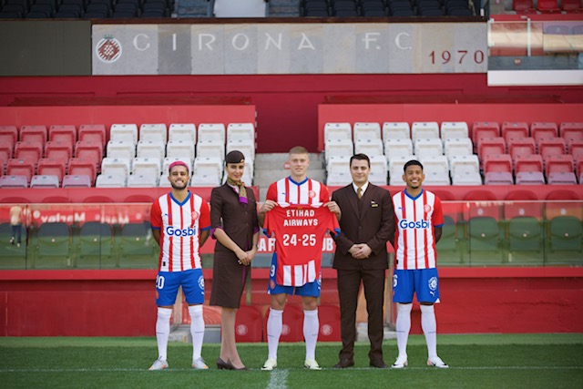 Etihad Airways, New Main Sponsor Of Girona Fc For The Next Three Seasons