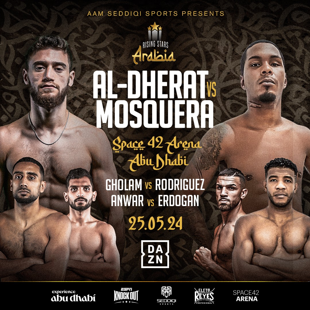 Undefeated Lightweight Sensation Bader “The Master” Al-Dherat To Headline “Rising Stars Arabia 4” On May 25th In Abu Dhabi