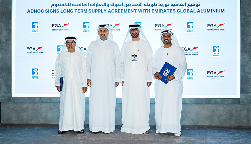 ADNOC Signs Long Term Sales Agreement With Emirates Global Aluminium, Deepening Ties Between Two Of UAE’s Most Important Industries