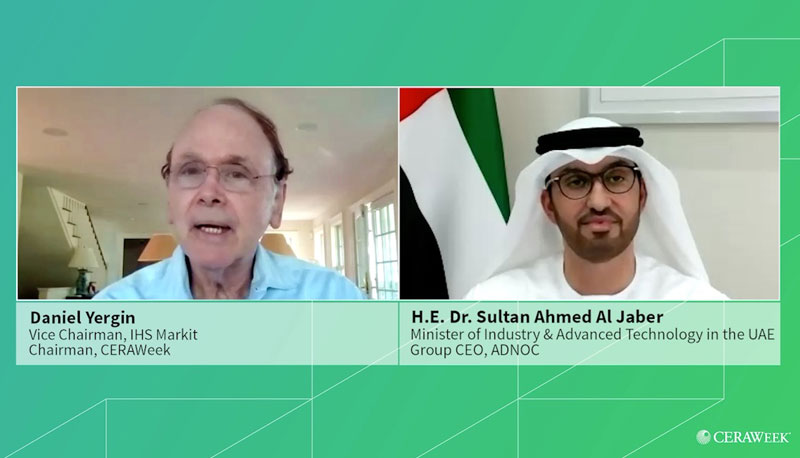 ADNOC CEO Discusses Energy Industry Dynamics During Virtual CERA Conversation