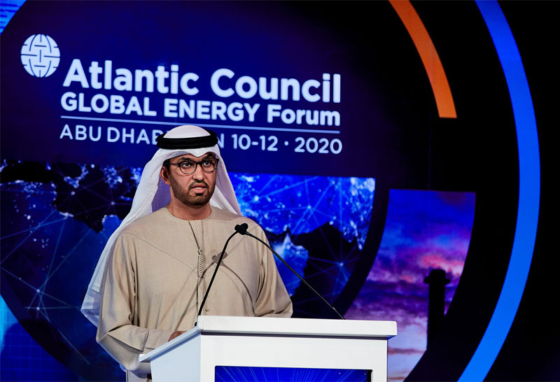 UAE Minister Of State And ADNOC CEO Dr. Sultan Al Jaber Addresses Opening Of Atlantic Council Global Energy Forum