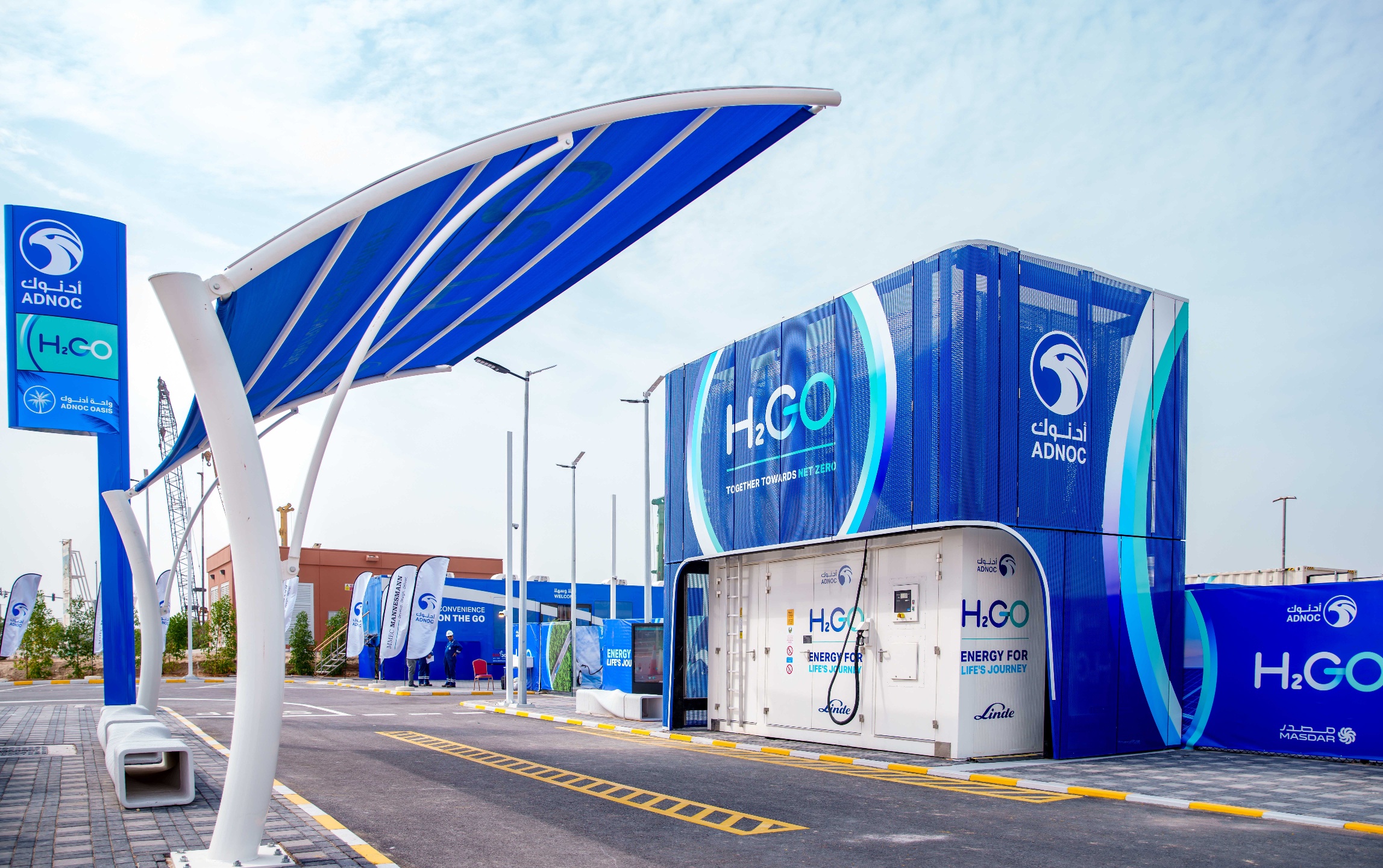 ADNOC Opens The Region’s First High-Speed Green Hydrogen Refueling Pilot Station