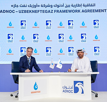 ADNOC Signs Framework Agreement With Uzbekistan Gas Producer Uzbekneftegaz