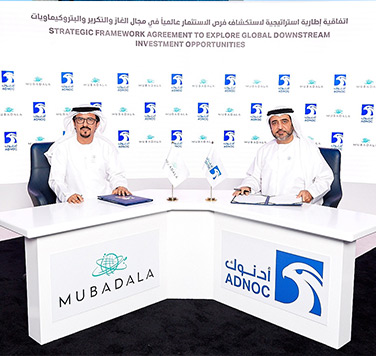 ADNOC And Mubadala To Jointly Explore Global Investment And Growth Opportunities As ADNOC Expands Its Downstream Footprint