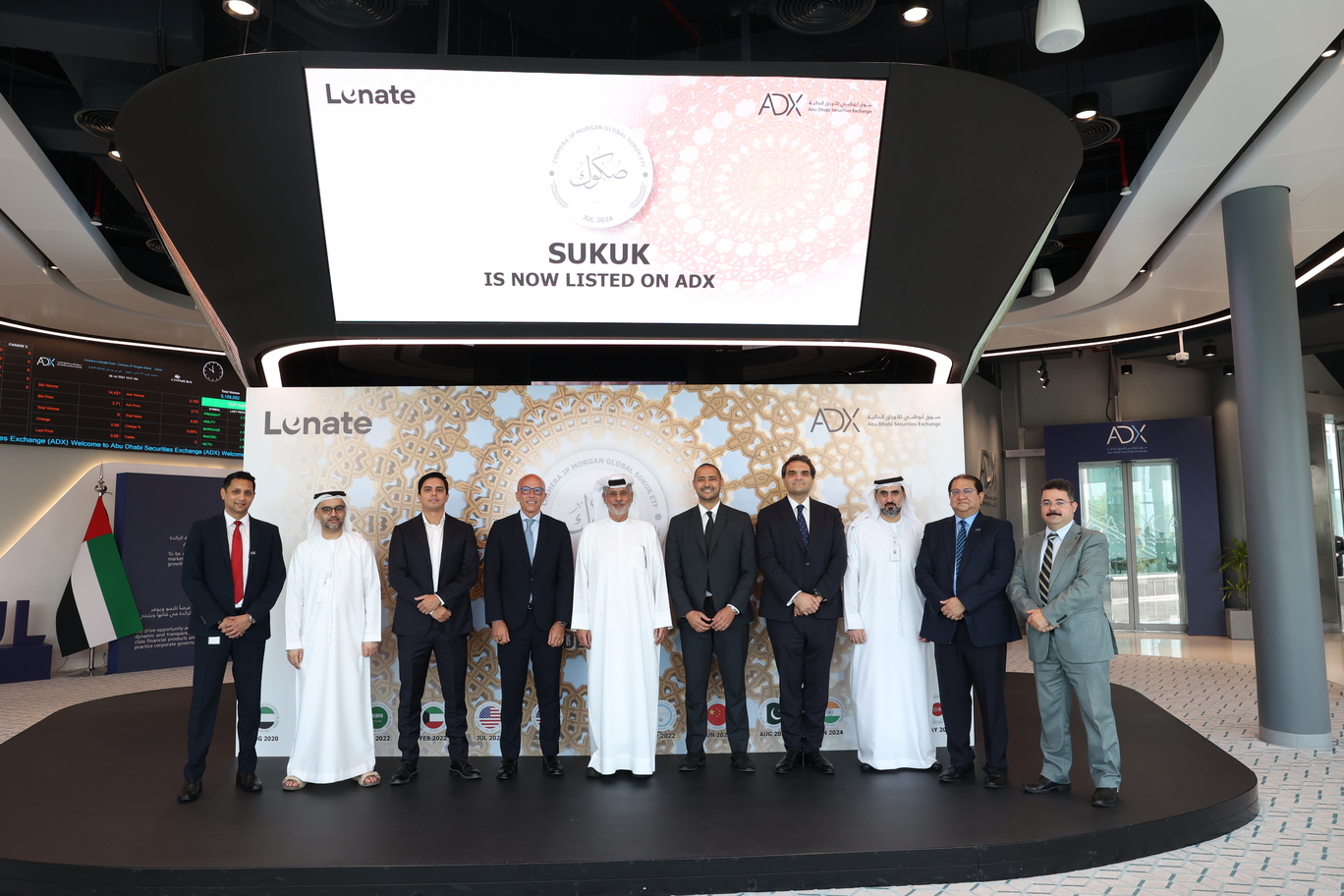 Abu Dhabi Securities Exchange (ADX) Welcomes The Listing Of Lunate Capital LLC’s Chimera JP Morgan Global Sukuk ETF