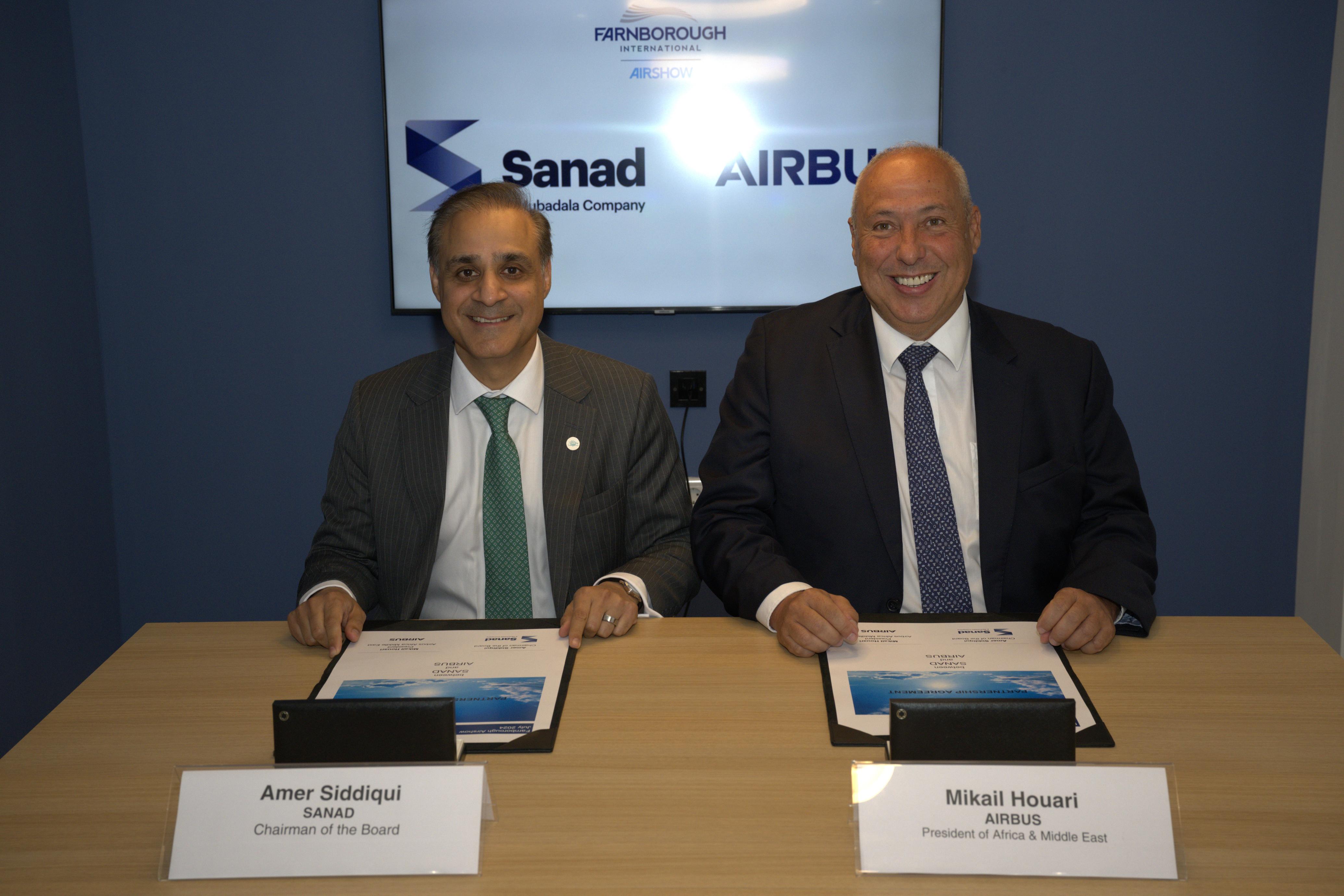 Sanad Announces Strategic Partnership With Airbus At Farnborough International Airshow 2024