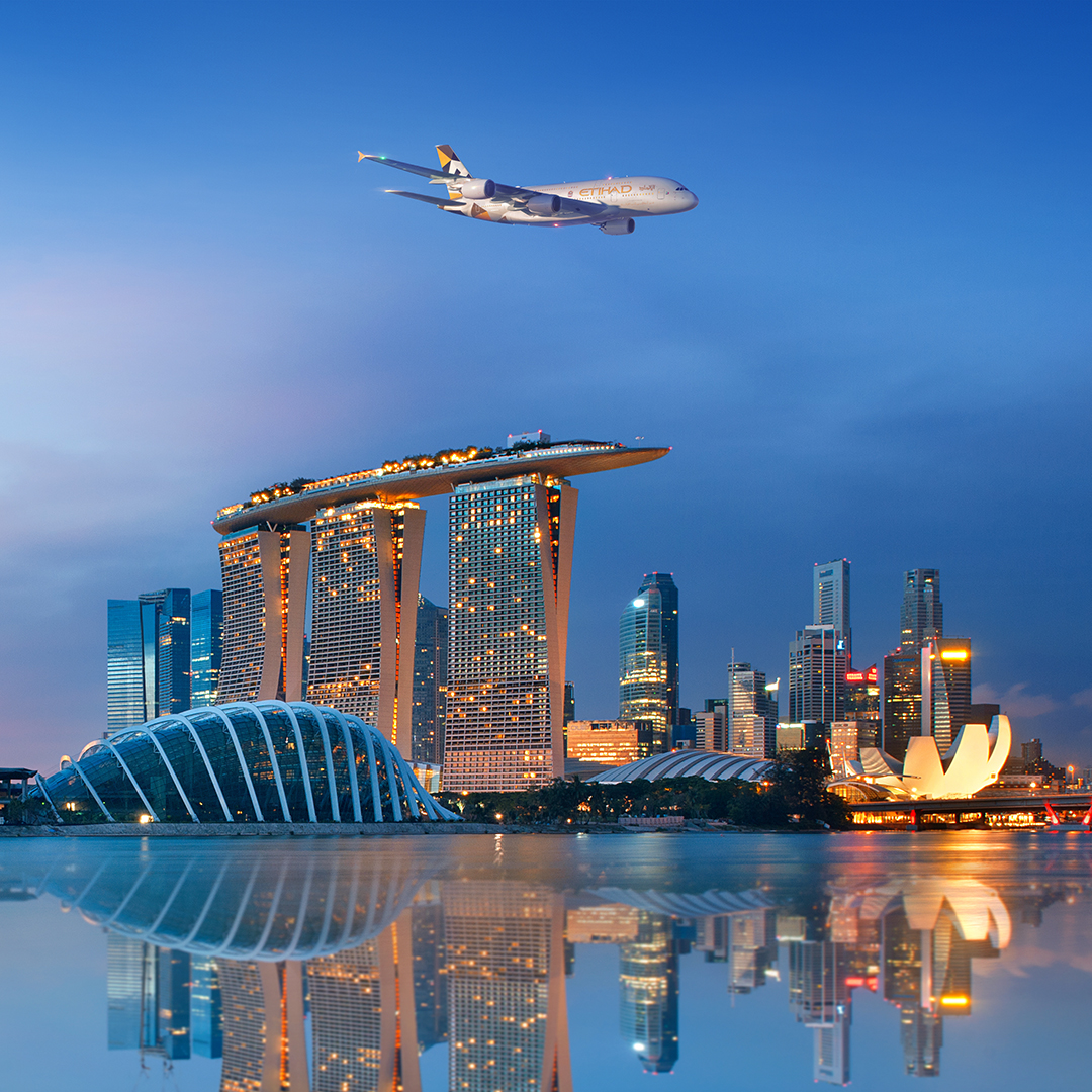 Etihad Boosts Network Across Asia: Iconic A380 Heads East To Singapore And Thailand Network Goes Tri-Daily