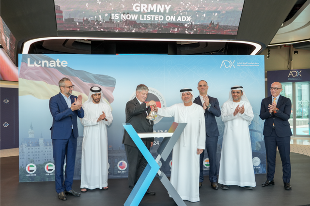 Abu Dhabi Securities Exchange (ADX) Welcomes The Listing Of Lunate Capital LLC’s Chimera S&P Germany UCITS ETF