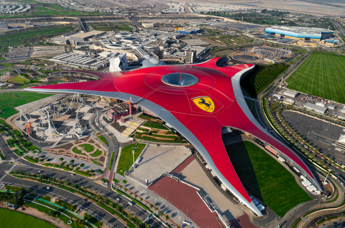 Ferrari World Yas Island Abu Dhabi Hosts A Solidarity March In Honor Of World White Cane Day