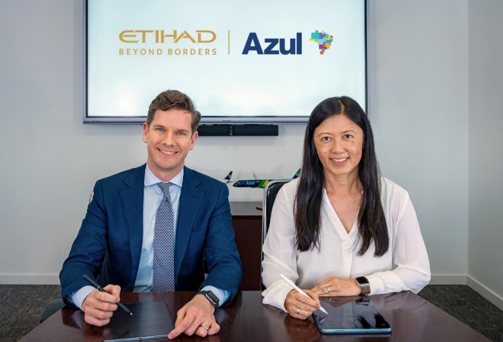 Etihad Airways And Azul Brazilian Airlines Launch Loyalty Partnership
